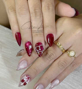 Nail Bình Thạnh: Maile Nail Studio vẽ nghệ thuật & đính đá cao cấp